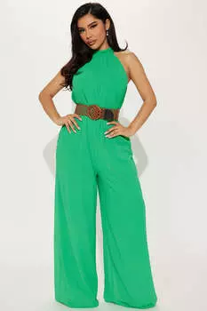 Комбинезон Fashion Nova DM3134, зеленый