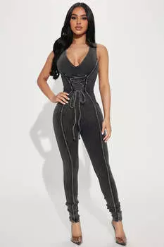 Комбинезон Fashion Nova GD3750, черный