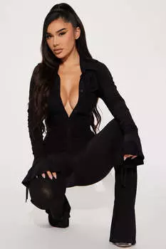 Комбинезон Fashion Nova HKJ22096, черный