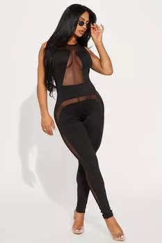 Комбинезон Fashion Nova HKJ22140, черный