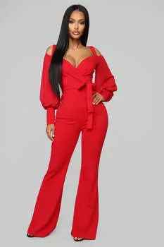 Комбинезон Fashion Nova J3144, красный