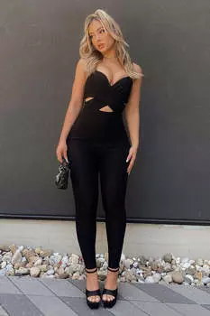 Комбинезон Fashion Nova J3458, черный