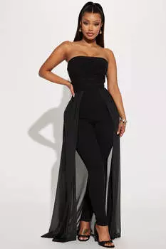 Комбинезон Fashion Nova J4488, черный