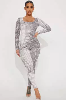 Комбинезон Fashion Nova J5427, белый