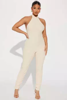 Комбинезон Fashion Nova J5677FN, кремовый