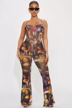 Комбинезон Fashion Nova JJ40032A, разноцветный