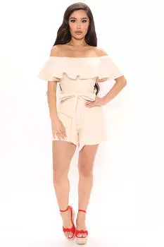 Комбинезон Fashion Nova JP14094, кремовый