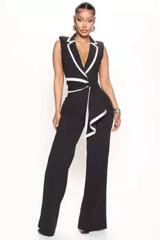 Комбинезон Fashion Nova JP14861, черный