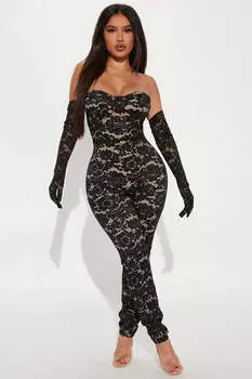 Комбинезон Fashion Nova JP16104CPD, черный