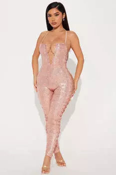 Комбинезон Fashion Nova JP16198C, персиковый