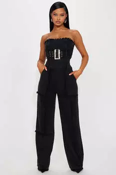 Комбинезон Fashion Nova JP16259C, черный