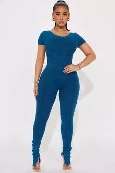 Комбинезон Fashion Nova JP16309PD, аква