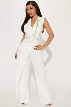Комбинезон Fashion Nova JP16845, белый