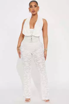 Комбинезон Fashion Nova JP40055C, белый