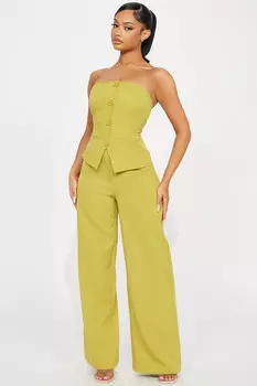 Комбинезон Fashion Nova JP40064CPD, шартрез