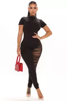 Комбинезон Fashion Nova JP4488, черный