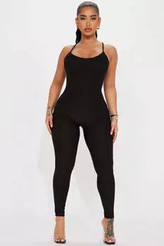 Комбинезон Fashion Nova KSJ5284A, черный