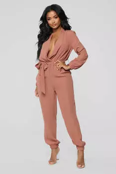 Комбинезон Fashion Nova LUX11257, лиловый