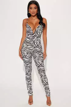 Комбинезон Fashion Nova NAB300902, белый