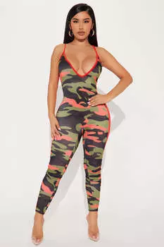 Комбинезон Fashion Nova NJ7132N, камуфляж