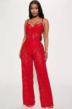 Комбинезон Fashion Nova P2107FN, красный