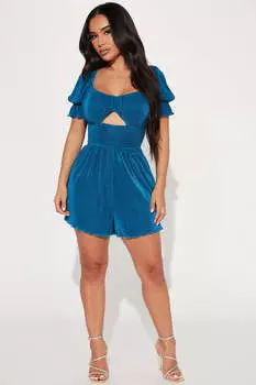 Комбинезон Fashion Nova PI8491, бирюзовый