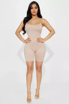 Комбинезон Fashion Nova R2002, серо-коричневый
