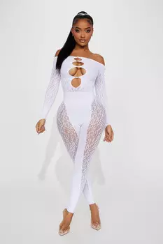Комбинезон Fashion Nova SK0593FN, белый