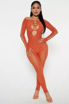 Комбинезон Fashion Nova SK0593FN, ржавчина