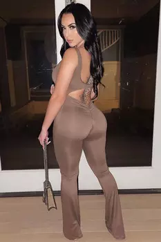 Комбинезон Fashion Nova TSS588, мокко