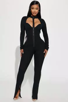 Комбинезон Fashion Nova VJ2090N, черный