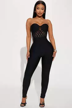 Комбинезон Fashion Nova WR5106, черный