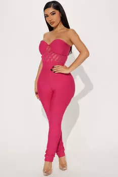 Комбинезон Fashion Nova WR5106, розовый