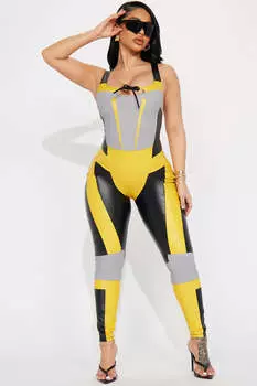 Комбинезон Fashion Nova YJ1482N, желтый