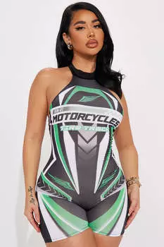 Комбинезон Fashion Nova YJ1572N, зеленый