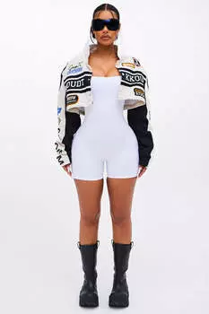 Комбинезон Fashion Nova ZDJ2339S, белый