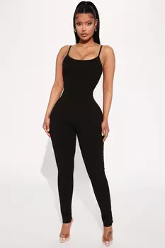 Комбинезон Fashion Nova ZDJ2352, черный