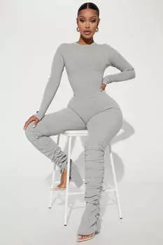 Комбинезон Fashion Nova ZDJ2363, серый