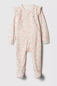 Комбинезон First Favorites из органического хлопка (новорожденные 9 месяцев) Gap, розовый