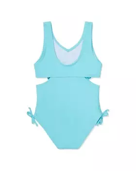 Комбинезон Flapdoodles для девочек с аппликацией в виде бабочки, синий