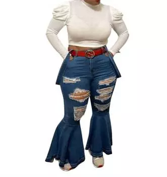 Комбинезон Flare синего цвета American Bazi