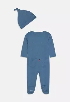 Комбинезон FOOTED COVERALL HAT SET Levi's, синий