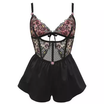 Комбинезон For Love &amp; Lemons Clara Romper, черный