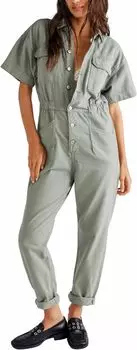 Комбинезон Free People Marci Jumpsuit, цвет Washed Army