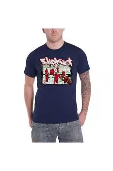 Комбинезон Футболка с 20-летием Slipknot, темно-синий