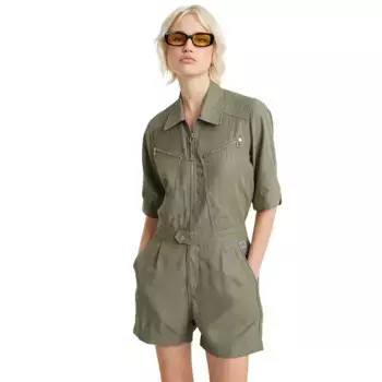 Комбинезон G-Star Zip Playsuitleeve, зеленый