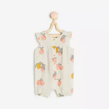 Комбинезон H&amp;M Linen Romper, бежевый