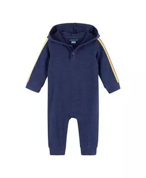 Комбинезон Hacci с капюшоном для маленьких мальчиков Andy & Evan, синий