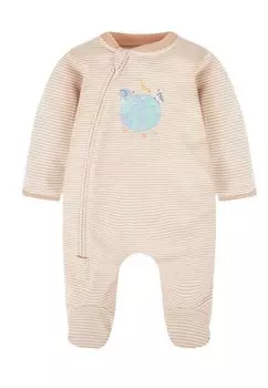Комбинезон HELLO WORLD EMBROIDERED JoJo Maman Bb, цвет natural