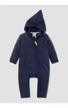 Комбинезон Hessnatur Fleece-Overall, темно-синий